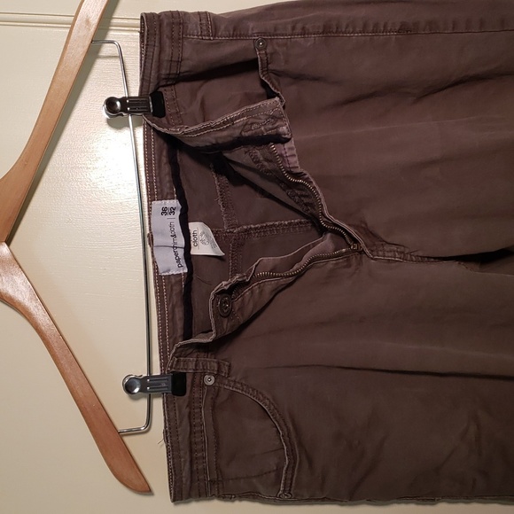 Paper Denim & Cloth Men's Brown Chinos Pants 36" Waist 32" Inseam Stretch Fabric - Picture 7 of 9